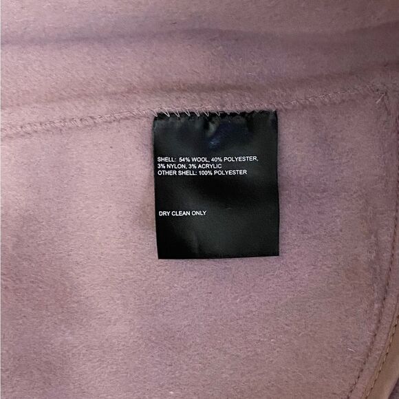 Tahari double face lightweight wool wrap coat size S - Picture 10 of 10